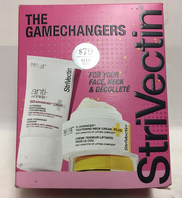 StriVectin The Gamechangers Set ~ Face, Neck & Décolleté ! New In Box