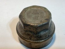 Vintage Chevrolet Brass Threaded Screw-on Grease Cap Hubcap 1920s 1930s
