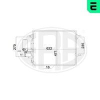 Kondensator Klimaanlage Aluminium Mit Trockner FüR Volvo XC60 D4 D5 AWD D3 V60