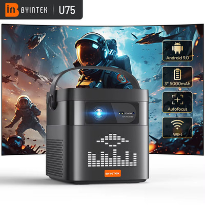 Portable Projector 4K 3D WiFi Full HD1080P Built-in 2 x 10W Speakers Home Theate