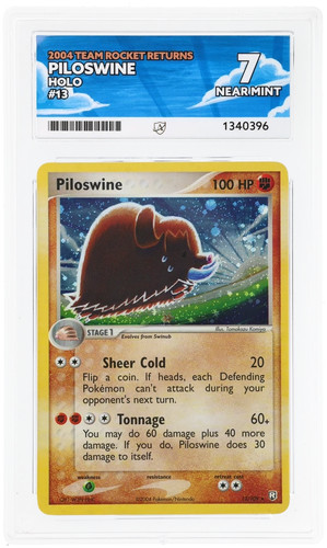 Piloswine graded ACE 7 for sale on eBay