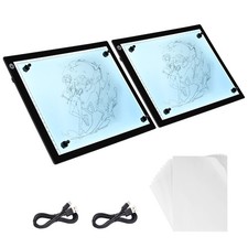 A4 14" Diamond Painting LED Light Pad Light Box Tracing Artist Drawing 2 Packs