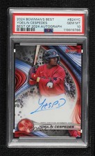 2024 Bowman's Best of Yoeilin Cespedes #B24-YC PSA 10 GEM MT Auto g1w