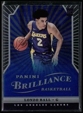 Lonzo Ball 2017-18 Panini Chronicles Brilliance Starburst RC /149 #354 Los