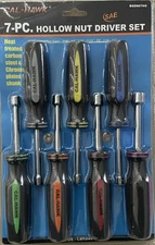 CAL-HAWK BSDN07HS PROFESSIONAL 7 PIECE HOLLOW NUT DRIVER SET (SAE)