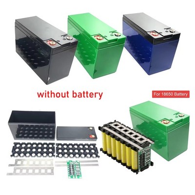 DIY 12V 7ah 3S7P 18650 Battery Storage Box with 3S 40A BMS + Holder&Nickel
