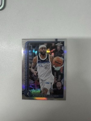2025-26 Topps Chrome Nickeil Alexander-Walker Refractor #193