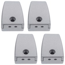 4 Pcs Aluminum Alloy Desk Divider Clamps Clips for Office Privacy Screens