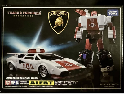 Masterpiece MP-14+ Red Alert Anime Color SEALED  