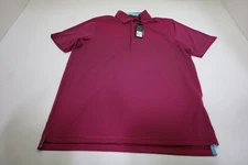 Greyson Golf Saranac Polo Mens Size Medium Lotus/Maltese Blue New INV12689108