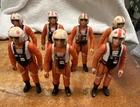 Star Wars Vintage Luke Skywalker X-Wing Pilot Action Figures Lot Kenner