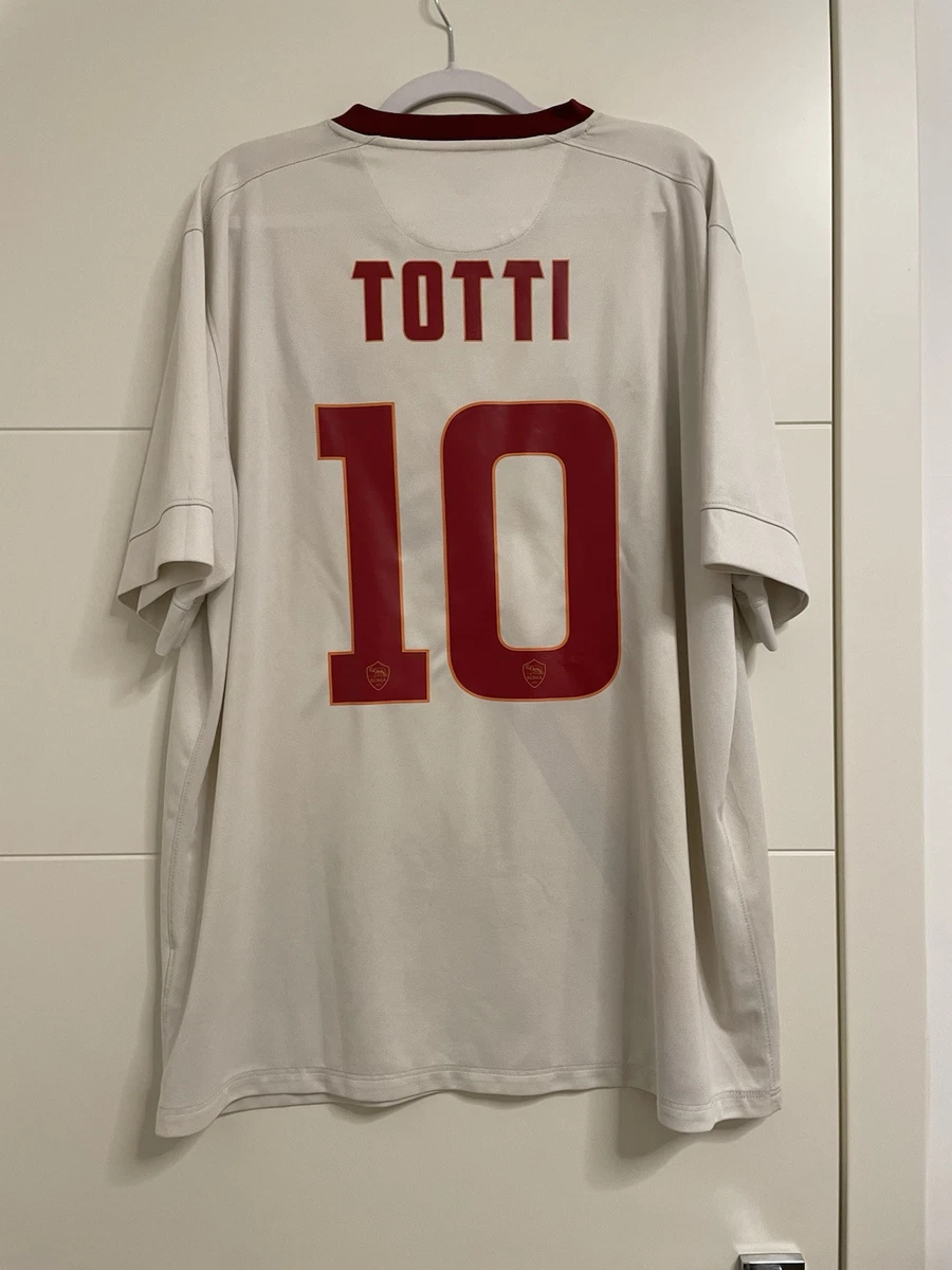 Maillot Cisco Calcio Roma Umbro Original Taille L - Occasion Avec Autographes