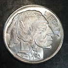 1oz Silver Bullion Buffalo and Indian Style WE COMBINE SHIPPING #R851