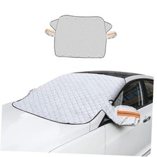 Car Windshield Snow Cover, Magnetic Windshield Snow Cover 4-Layer Small