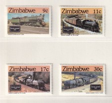 Zimbabwe kolej Mi. 303 -306 niestemplowane