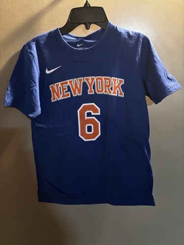 New York Knicks blau Nike T-Shirt Quentin Grimes #6 Jugend Small - Bild 1 von 7