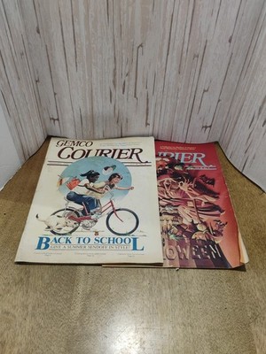 VTG Lot Of 2  Gemco Courier September And October 1980.  Pre Costco