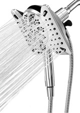 Shower Head with Handheld High Pressure, Rain Shower Head with Fixed Showerhead