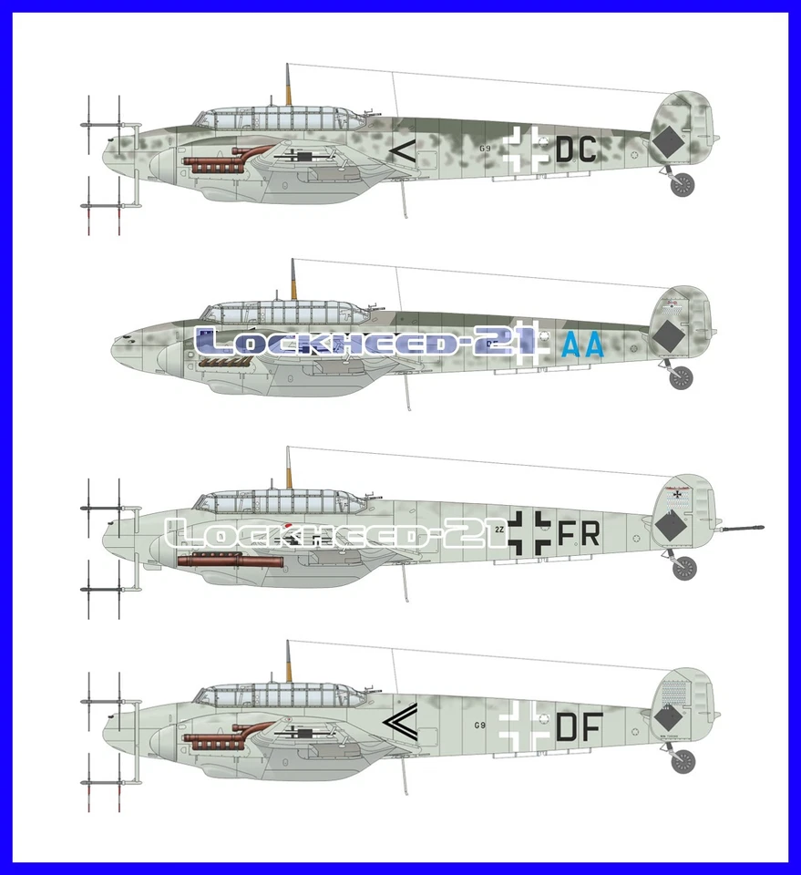 EDUARD 7094 1/72 MESSERSCHMITT Bf 110G-4 ProfiPACK EDITION - OOP rare kit! - Bild 4 von 4