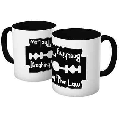 BREAKING THE LAW HEAVY METAL CLASSIC HARD ROCK HYMNE TASSE IN VERSCHIEDENEN FARBEN