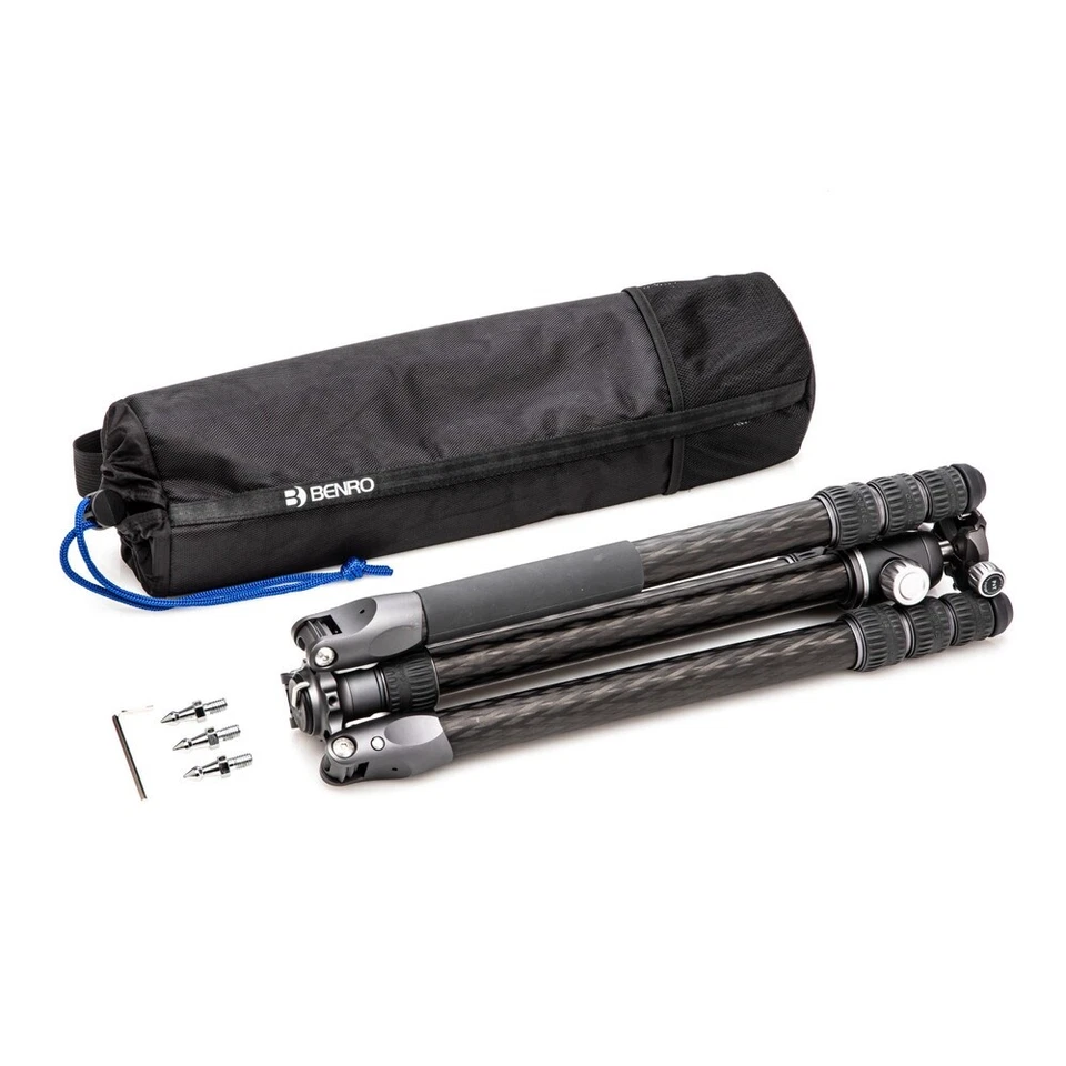 Benro Rhino Three Series 4-Section Carbon Fiber Tripod/Monopod w/VX30 Ball Head - Image 2 of 4
