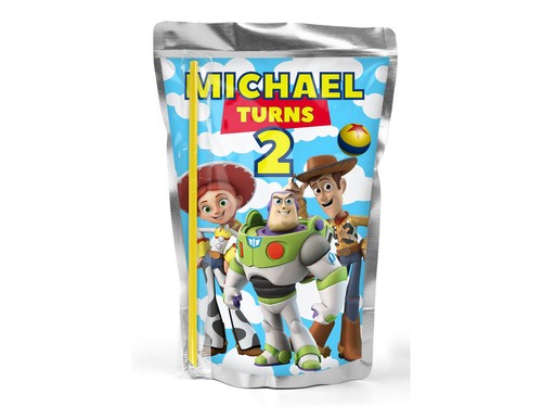 Etiquetas de bolsa de jugos de Toy Story - Imagen 2 de 2