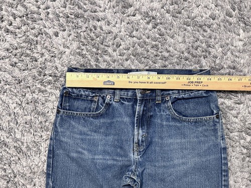 Levi’s Jeans 505 Boys 28x27 (16Reg) Blue Medium Straight Vintage Denim Red Tag - Picture 5 of 9