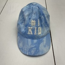 Goodfellow  Co Blue Tie Dye 1 Kid Baseball Hat One Size