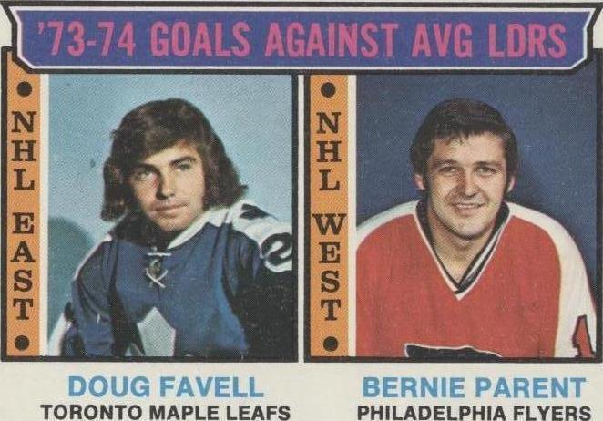 1974-75 Topps - Bernie Parent Doug Favell #4 - 1 of 1