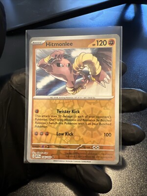 hitmonlee pokemon card value Pokemon Scarlet & Violet 151 Uncommon Hitmonlee #106