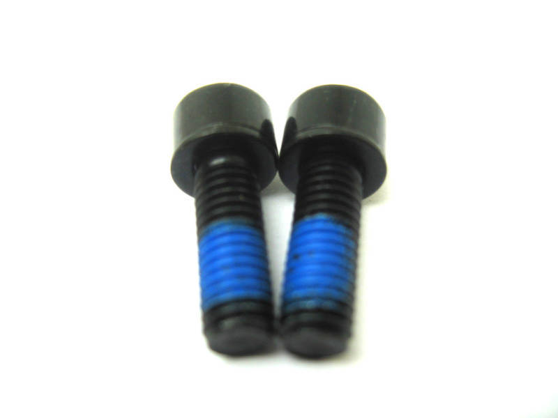 2 PCS BIKE BICYCLE DISC BRAKE ADAPTER CALIPER BOLT BLACK