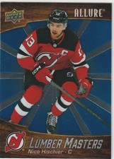 2023-24 Upper Deck Allure #LM-12 Nico Hischier Lumber Masters Devils