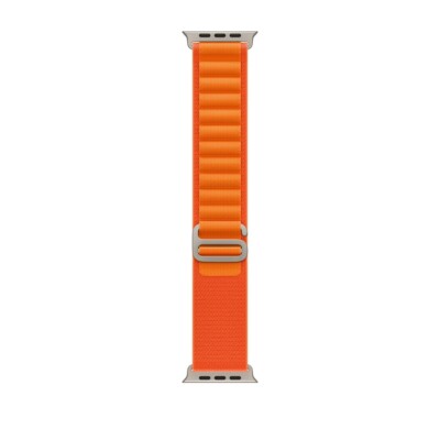 smart watch strap apple 49mm orange titanium bracelet 