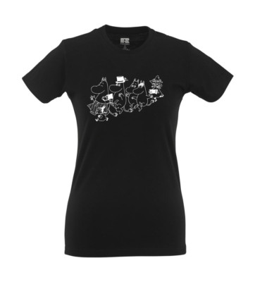 Moomin Familie Mumin Snufkin Snorkmaiden I Fun I Lustig I Sprüche I Girlie Shirt