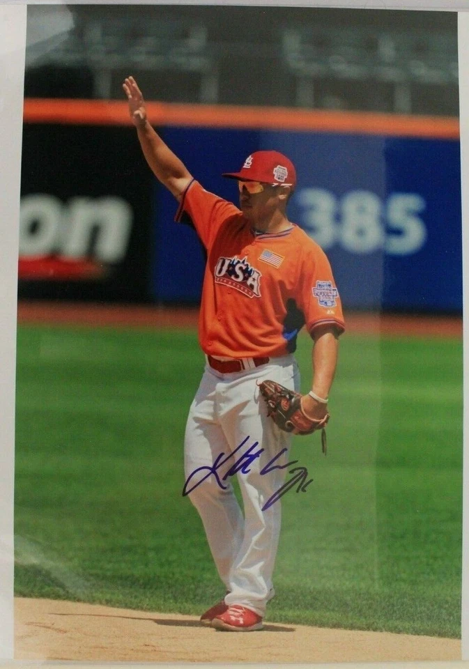 Foto autógrafa firmada Kolten Wong St Louis Cardinals 2013 All Star Future 11x14 Foto 2 de 3