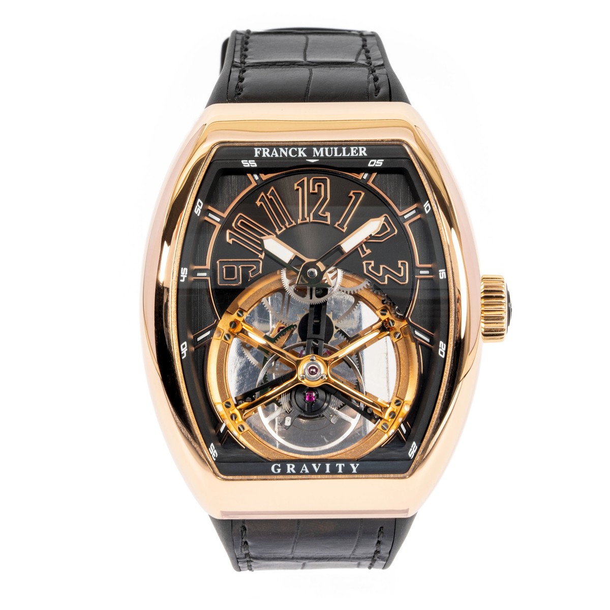 FRANCK MULLER フレーバープレート22cm 希少カラーgold Franck Muller Gravity V 45 T GR CS 5N NR5N 18K Rose Gold