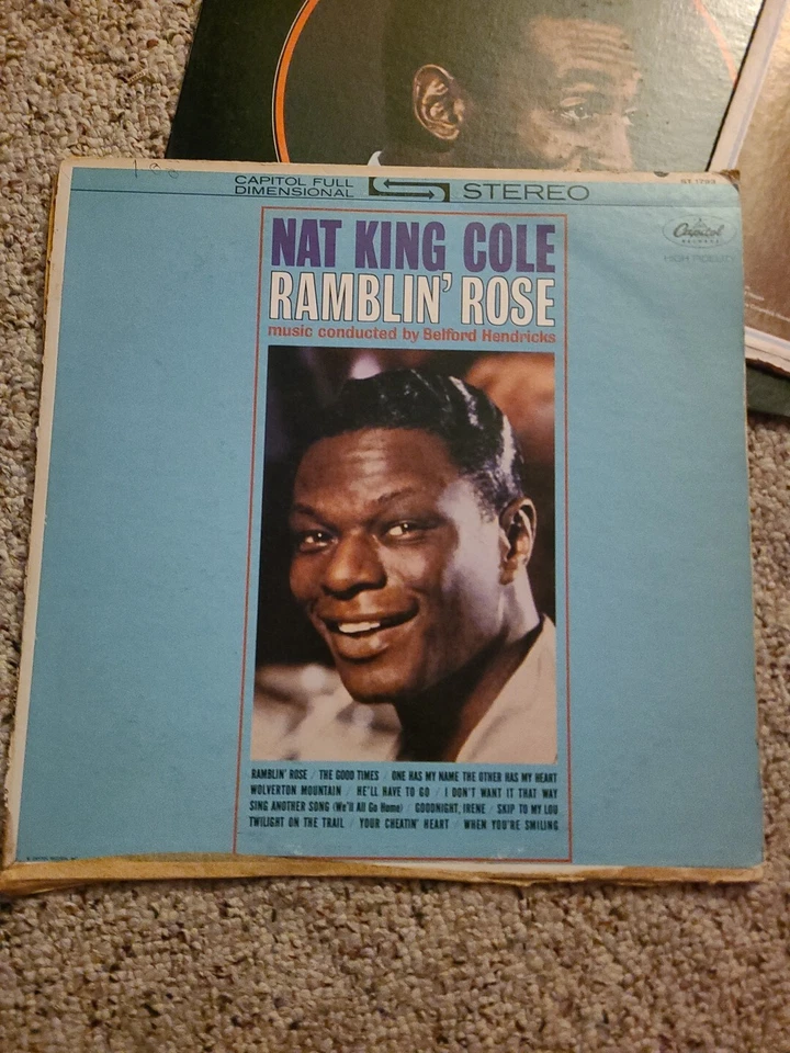 4 Record Lot!! Dionne Warwicke, Bill COSBY, Nat King Cole LP Vinyl 1973 Billy D - Image 3 of 4