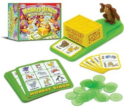 Monkey Bingo by Popular Playthings - Ages 4 to 8 - 2 to 8 players Popular Playth - Picture 1 of 2