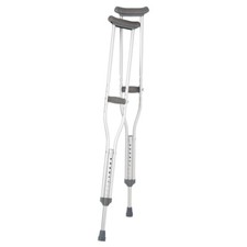 Aluminum Crutches, Adult, Tall, 5' 10"  6' 6"   Pair of Lightweight, Height