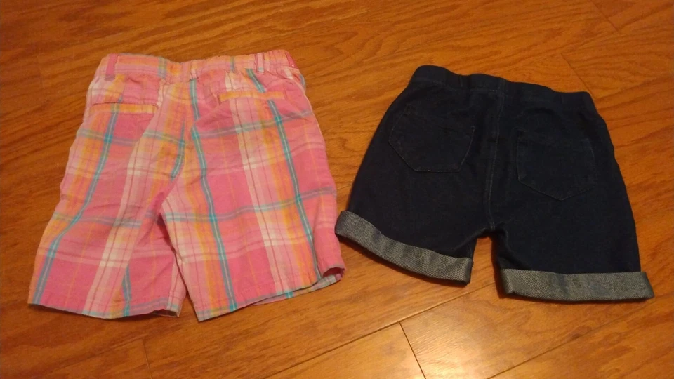 Lote De 2 Pantalones Cortos Niña Talla 4t Garannimals & Wonder Kids Foto 3 de 4