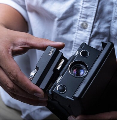 MiNT SLR670-X MING EDITION (Black) Polaroid instant Camera Use 600