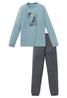 Schiesser Garçon Chemise Manches Longues Xs S M L 140 152 164 176 100% coton Schiesser Garçon Chemise Manches Longues Xs S M L 140 152 164 176 100% coton
