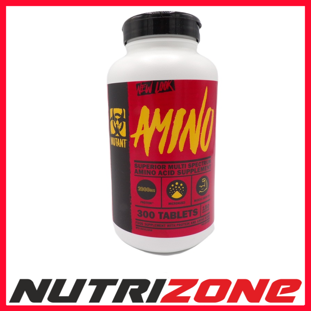 Mutant Amino Multi Spectrum Amino Acid Complex BCAA Glutamine Arginine 300 tabs