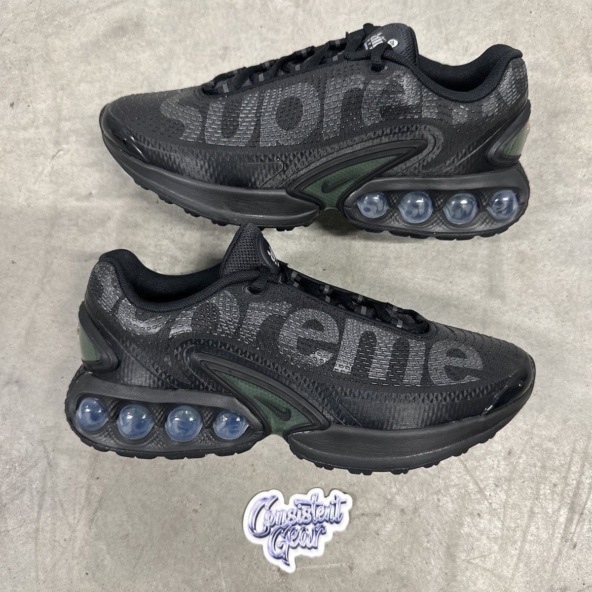 Nike Air Max DN SP Supreme Black - Size 7.5M - FZ4044-001 (Fast 