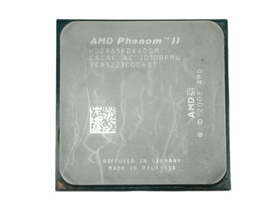 AMD Phenom II HDZ965FBK4DGM 3.4GHz 4-Core AM2+/AM3 CPU Tested Works U.S. Seller