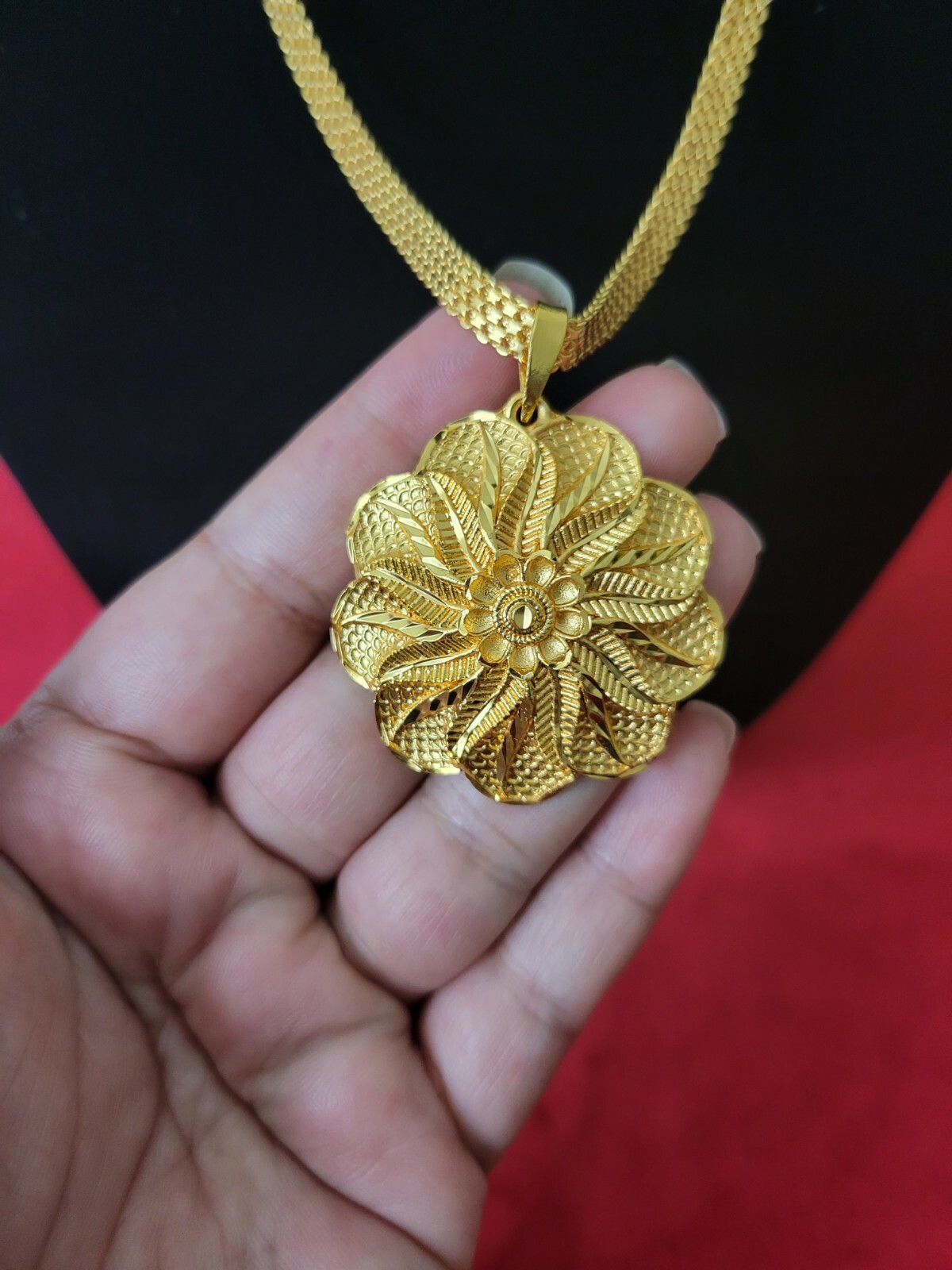 22k Dubai Gold plated Indian Nepali Bollywood Necklace 1 gram gold | eBay