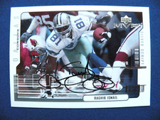 2000 UD MVP Football silver script Raghib Ismail Dallas Cowboys #45