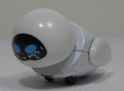 DISNEY PIXAR RARE WALL E WALL-E EVE EEVEE MINI RACER 2'' FIGURE