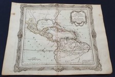 Atlas Brion de La Tour / Desnos - Carte de Guyane , Antilles  1772