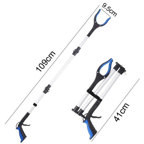 109CM Long Reach Grabber Reacher Litter Picker Helping Hand Held Pick Up Tool UK - Picture 9 of 23